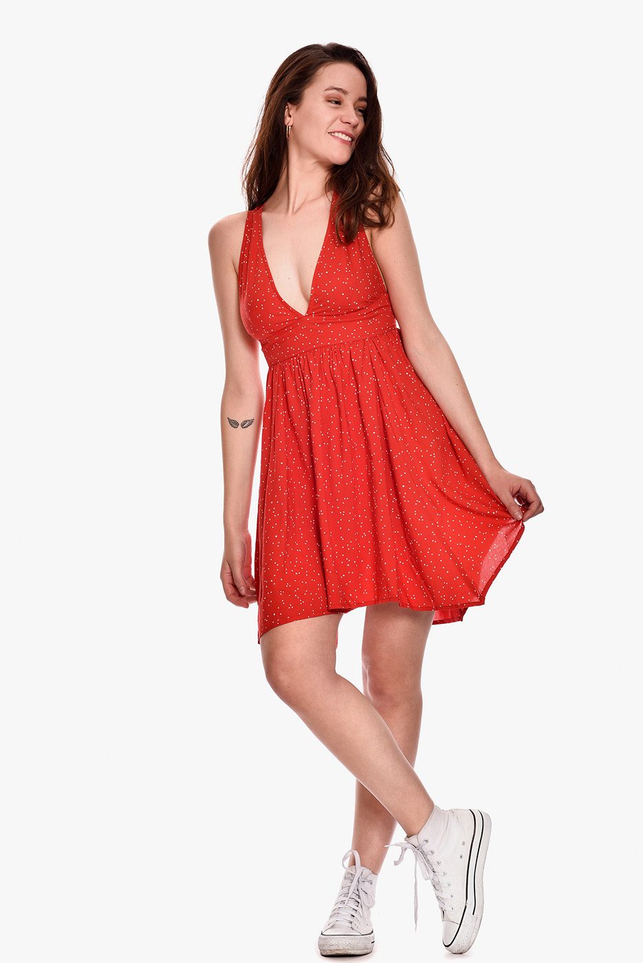 vestido-corto-free-dress-estampado-redsta