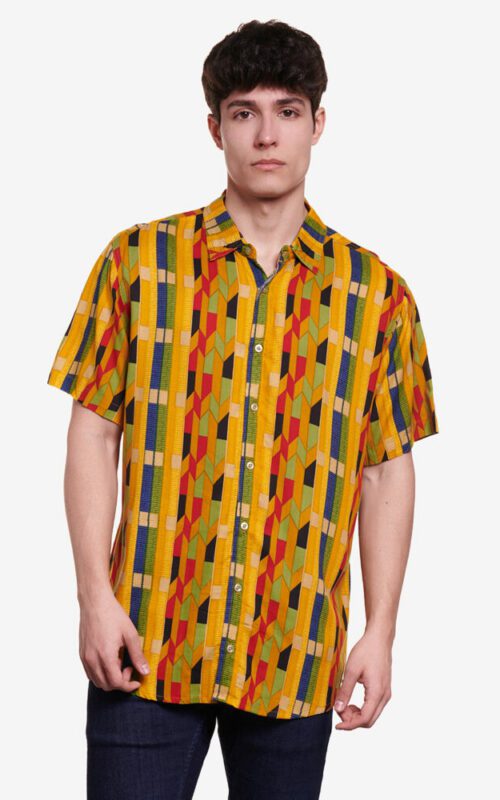 camisa para hombre de estilo africana